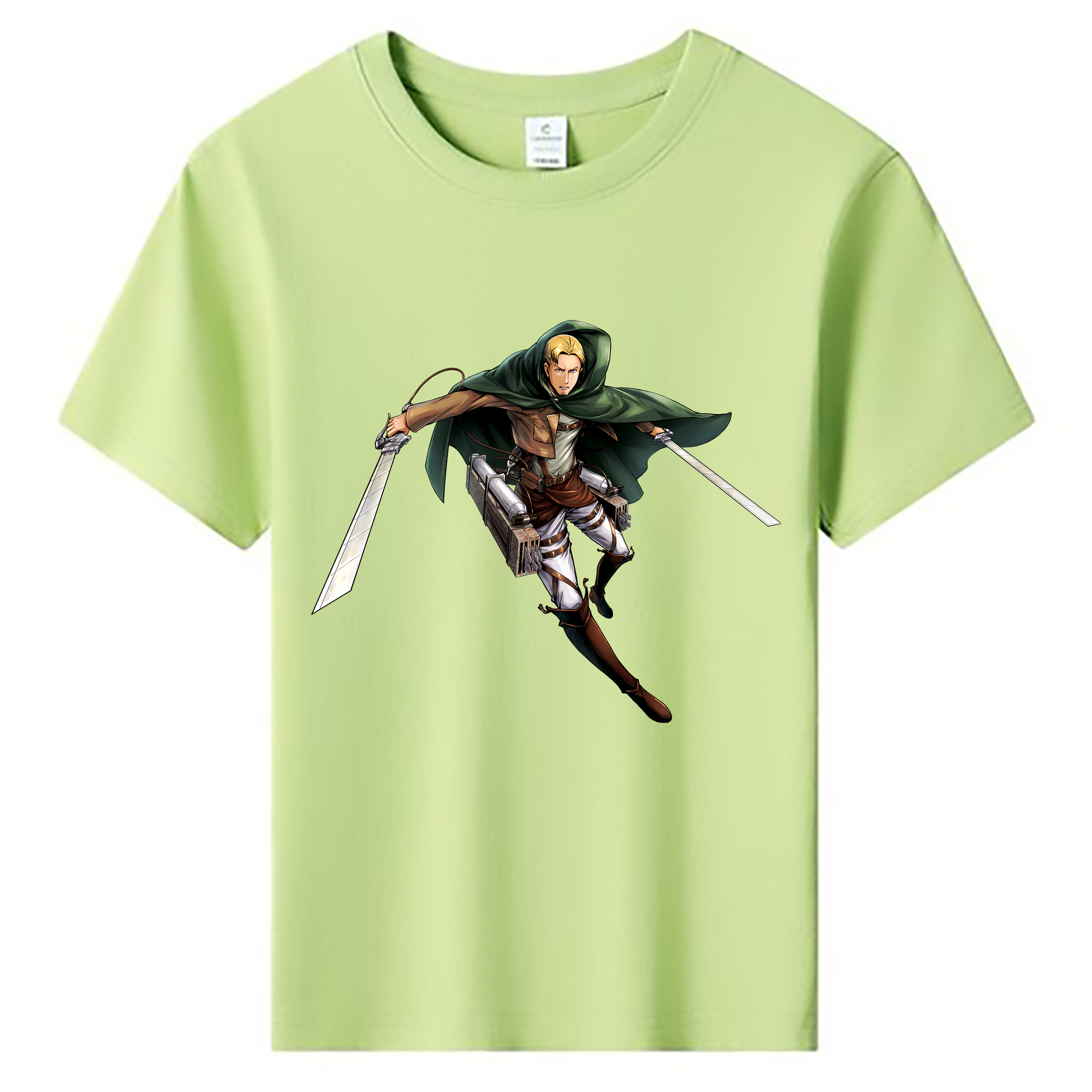 （画像用） 進撃の巨人 Attack on Titan 綿100％キッズTシャツ（フロントプリント）